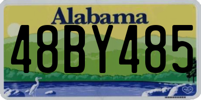 AL license plate 48BY485