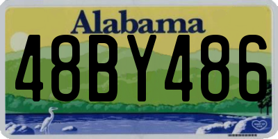 AL license plate 48BY486