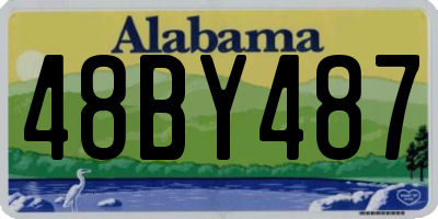 AL license plate 48BY487