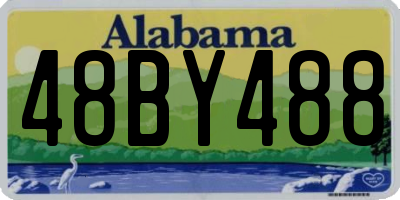 AL license plate 48BY488