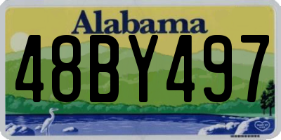 AL license plate 48BY497