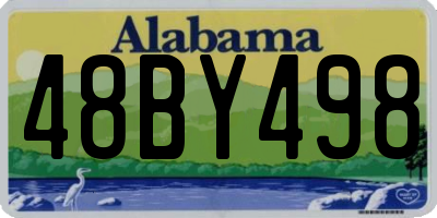 AL license plate 48BY498