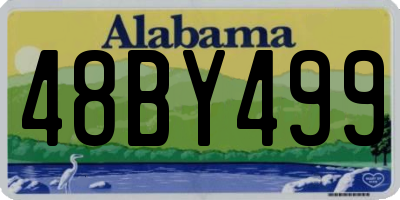 AL license plate 48BY499