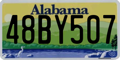 AL license plate 48BY507