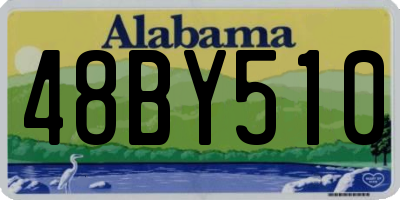 AL license plate 48BY510
