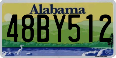 AL license plate 48BY512