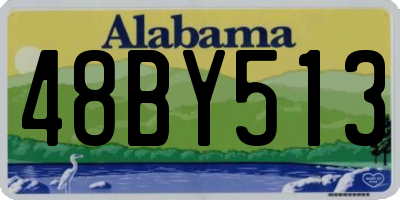 AL license plate 48BY513