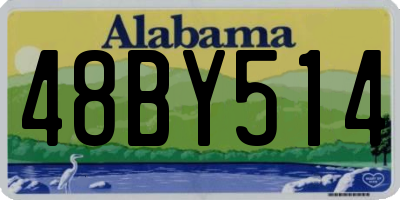 AL license plate 48BY514