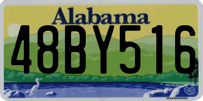 AL license plate 48BY516