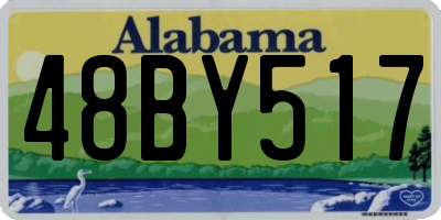 AL license plate 48BY517