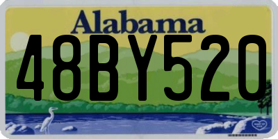AL license plate 48BY520