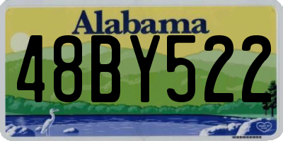 AL license plate 48BY522