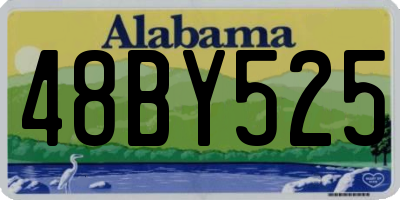 AL license plate 48BY525