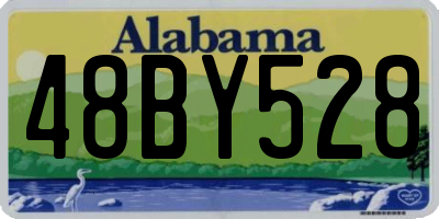 AL license plate 48BY528
