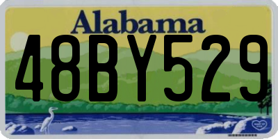 AL license plate 48BY529