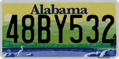 AL license plate 48BY532