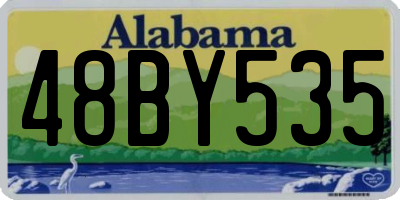 AL license plate 48BY535