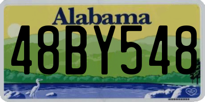 AL license plate 48BY548
