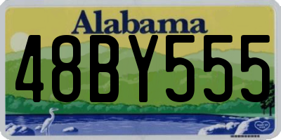 AL license plate 48BY555
