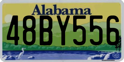 AL license plate 48BY556