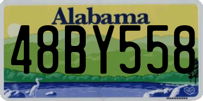 AL license plate 48BY558