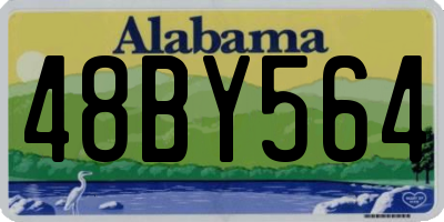 AL license plate 48BY564