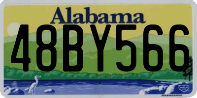 AL license plate 48BY566