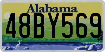 AL license plate 48BY569