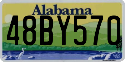AL license plate 48BY570