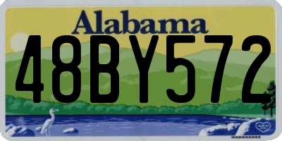 AL license plate 48BY572