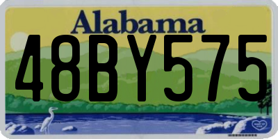 AL license plate 48BY575