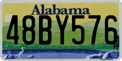 AL license plate 48BY576