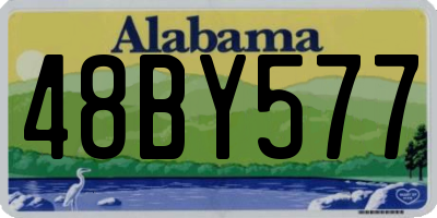 AL license plate 48BY577