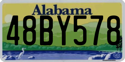 AL license plate 48BY578