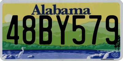 AL license plate 48BY579