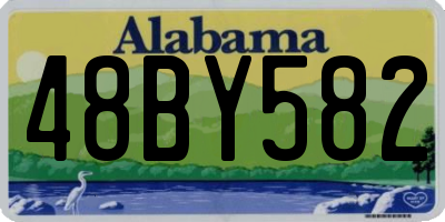 AL license plate 48BY582