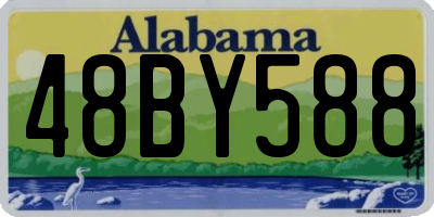 AL license plate 48BY588