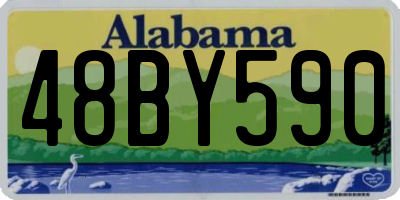AL license plate 48BY590