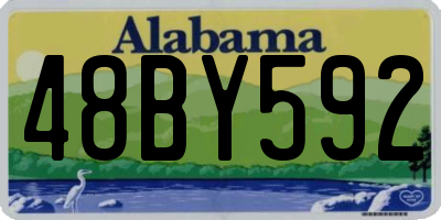 AL license plate 48BY592