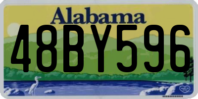 AL license plate 48BY596