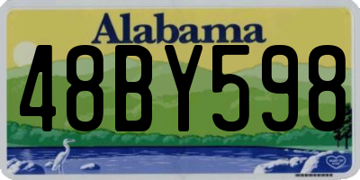 AL license plate 48BY598