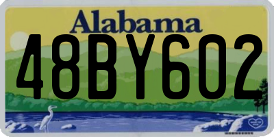 AL license plate 48BY602