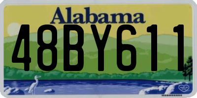 AL license plate 48BY611