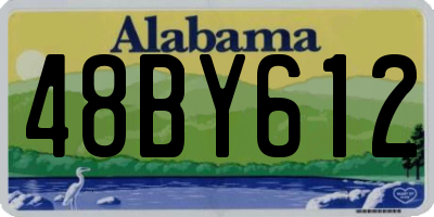 AL license plate 48BY612