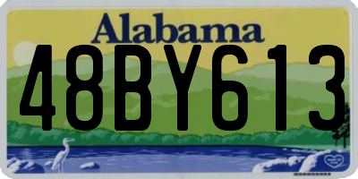 AL license plate 48BY613