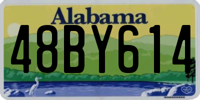 AL license plate 48BY614