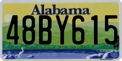 AL license plate 48BY615