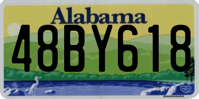 AL license plate 48BY618