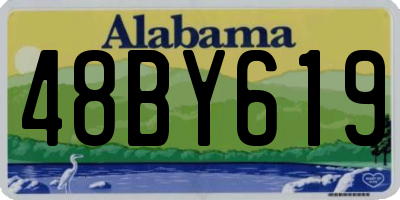 AL license plate 48BY619
