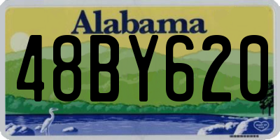 AL license plate 48BY620
